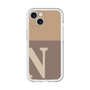 Slim Protection Premium Case［ オリジナル - initial two tone - N brown ］