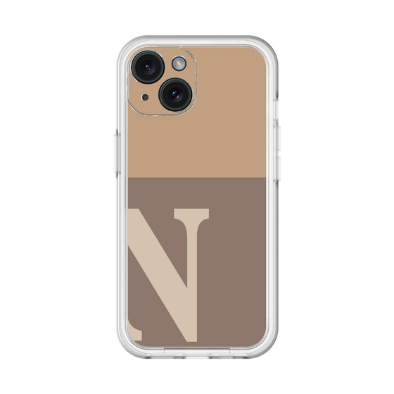Slim Protection Premium Case［ オリジナル - initial two tone - N brown ］