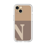 Slim Protection Premium Case［ オリジナル - initial two tone - N brown ］