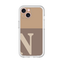 Slim Protection Premium Case［ オリジナル - initial two tone - N brown ］