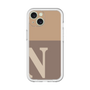 Slim Protection Premium Case［ オリジナル - initial two tone - N brown ］