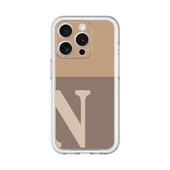 Slim Protection Premium Case［ オリジナル - initial two tone - N brown ］