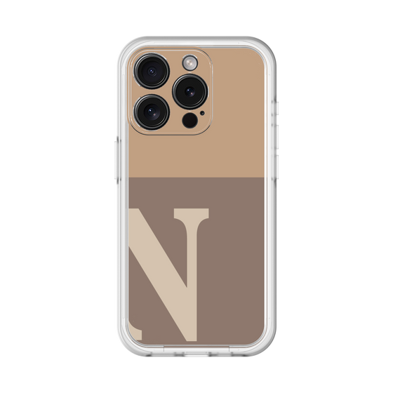Slim Protection Premium Case［ オリジナル - initial two tone - N brown ］