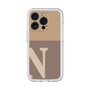 Slim Protection Premium Case［ オリジナル - initial two tone - N brown ］