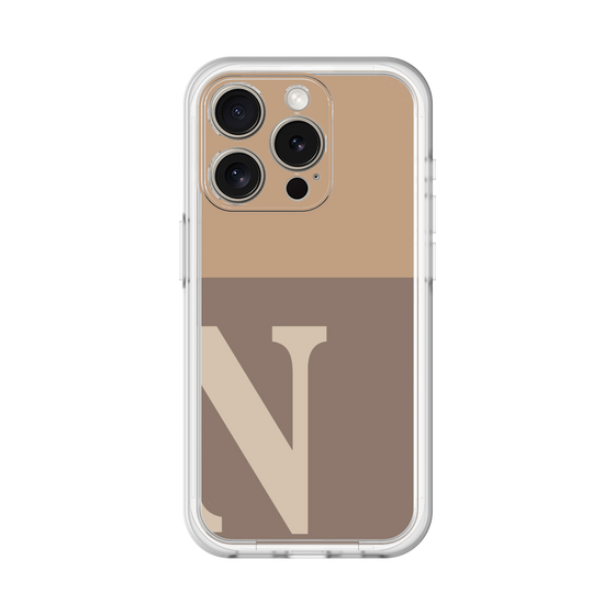 Slim Protection Premium Case［ オリジナル - initial two tone - N brown ］