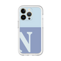 Slim Protection Premium Case［ オリジナル - initial two tone - N blue ］
