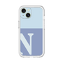 Slim Protection Premium Case［ オリジナル - initial two tone - N blue ］