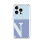 Slim Protection Premium Case［ オリジナル - initial two tone - N blue ］