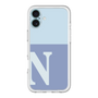 Slim Protection Premium Case［ オリジナル - initial two tone - N blue ］