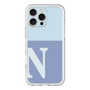 Slim Protection Premium Case［ オリジナル - initial two tone - N blue ］