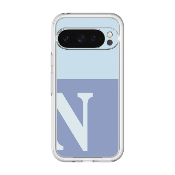 Slim Protection Premium Case［ オリジナル - initial two tone - N blue ］