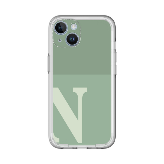 Slim Protection Premium Case［ オリジナル - initial two tone - N green ］