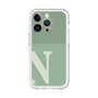 Slim Protection Premium Case［ オリジナル - initial two tone - N green ］