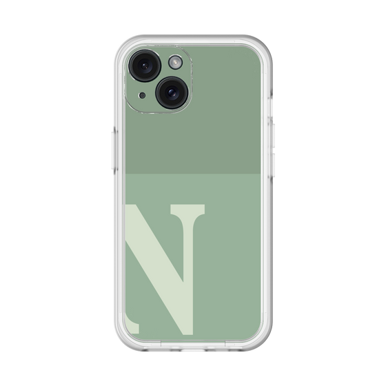 Slim Protection Premium Case［ オリジナル - initial two tone - N green ］
