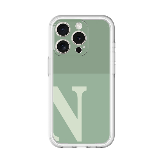 Slim Protection Premium Case［ オリジナル - initial two tone - N green ］