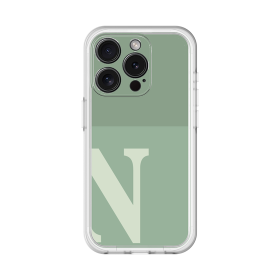 Slim Protection Premium Case［ オリジナル - initial two tone - N green ］