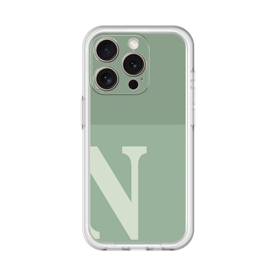 Slim Protection Premium Case［ オリジナル - initial two tone - N green ］
