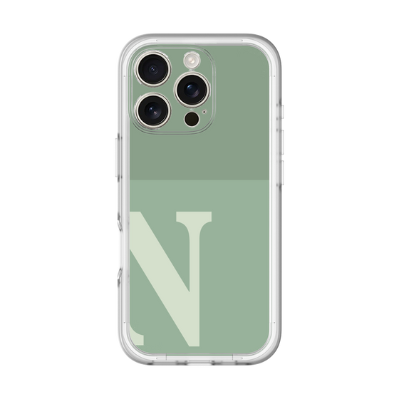 Slim Protection Premium Case［ オリジナル - initial two tone - N green ］