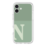 Slim Protection Premium Case［ オリジナル - initial two tone - N green ］