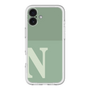 Slim Protection Premium Case［ オリジナル - initial two tone - N green ］