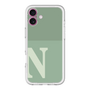 Slim Protection Premium Case［ オリジナル - initial two tone - N green ］