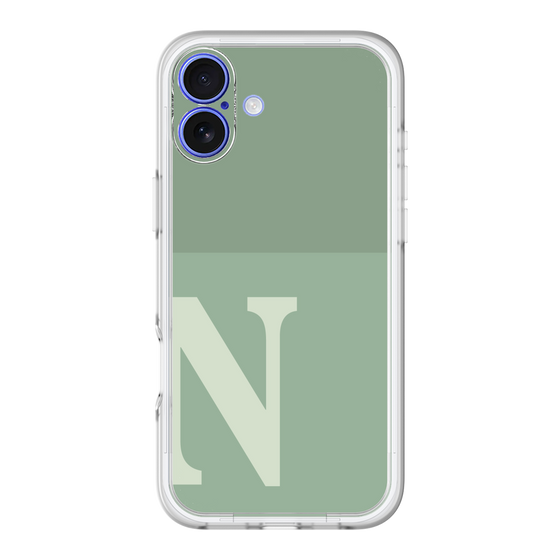 Slim Protection Premium Case［ オリジナル - initial two tone - N green ］