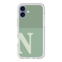 Slim Protection Premium Case［ オリジナル - initial two tone - N green ］