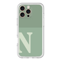Slim Protection Premium Case［ オリジナル - initial two tone - N green ］