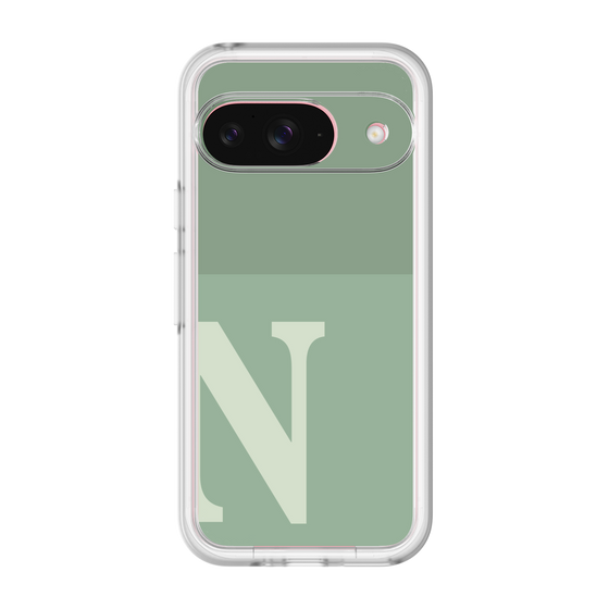 Slim Protection Premium Case［ オリジナル - initial two tone - N green ］