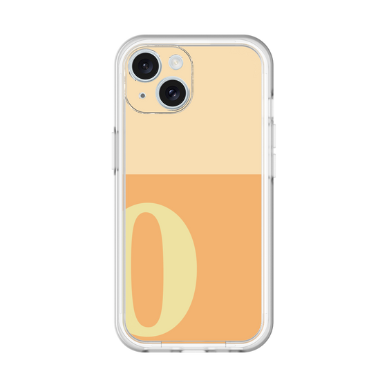 Slim Protection Premium Case［ オリジナル - initial two tone - O orange ］
