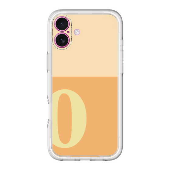 Slim Protection Premium Case［ オリジナル - initial two tone - O orange ］