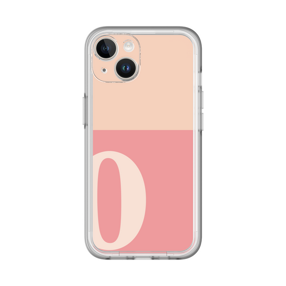 Slim Protection Premium Case［ オリジナル - initial two tone - O pink ］