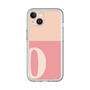 Slim Protection Premium Case［ オリジナル - initial two tone - O pink ］