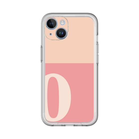Slim Protection Premium Case［ オリジナル - initial two tone - O pink ］