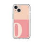 Slim Protection Premium Case［ オリジナル - initial two tone - O pink ］