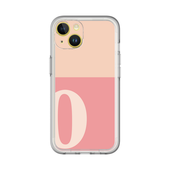 Slim Protection Premium Case［ オリジナル - initial two tone - O pink ］