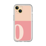 Slim Protection Premium Case［ オリジナル - initial two tone - O pink ］