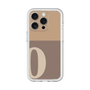 Slim Protection Premium Case［ オリジナル - initial two tone - O brown ］