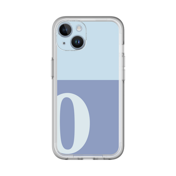 Slim Protection Premium Case［ オリジナル - initial two tone - O blue ］