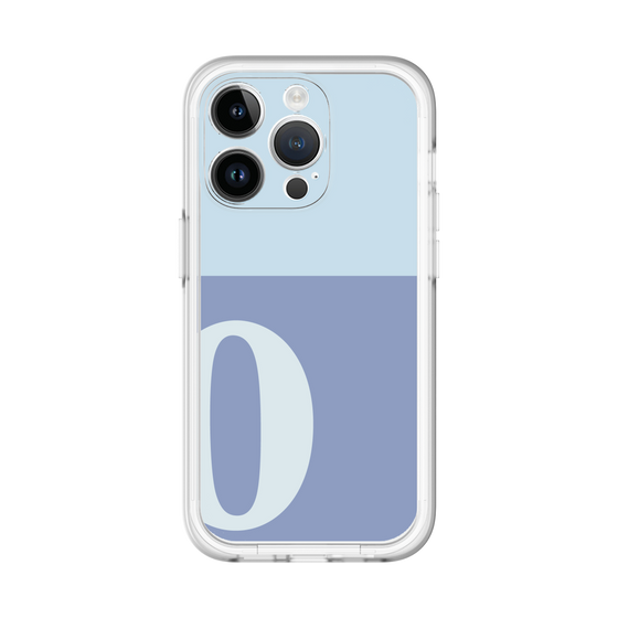 Slim Protection Premium Case［ オリジナル - initial two tone - O blue ］