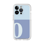Slim Protection Premium Case［ オリジナル - initial two tone - O blue ］