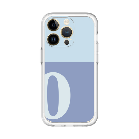 Slim Protection Premium Case［ オリジナル - initial two tone - O blue ］