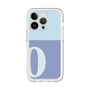 Slim Protection Premium Case［ オリジナル - initial two tone - O blue ］