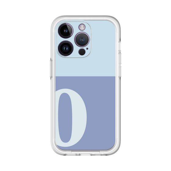 Slim Protection Premium Case［ オリジナル - initial two tone - O blue ］