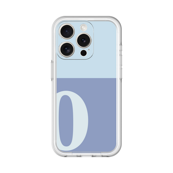 Slim Protection Premium Case［ オリジナル - initial two tone - O blue ］