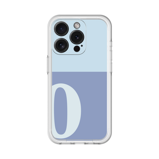 Slim Protection Premium Case［ オリジナル - initial two tone - O blue ］