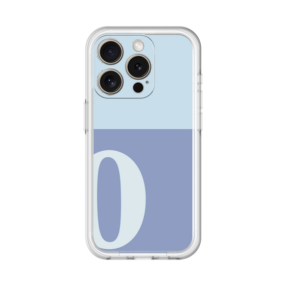 Slim Protection Premium Case［ オリジナル - initial two tone - O blue ］
