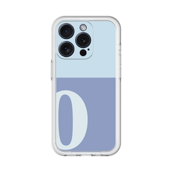 Slim Protection Premium Case［ オリジナル - initial two tone - O blue ］
