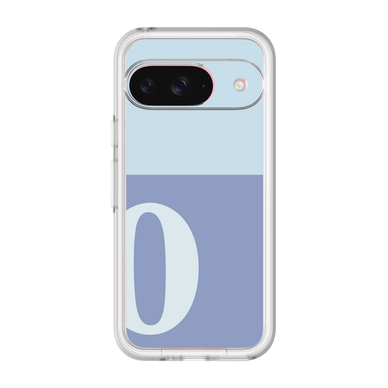 Slim Protection Premium Case［ オリジナル - initial two tone - O blue ］