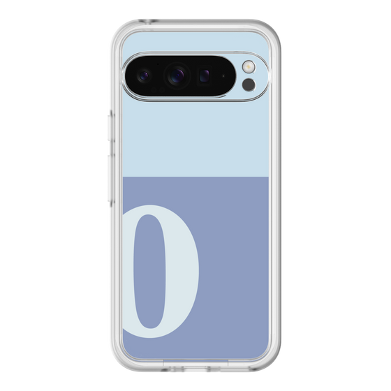 Slim Protection Premium Case［ オリジナル - initial two tone - O blue ］